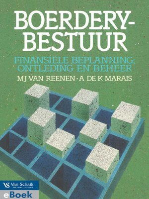 cover image of Boerderybestuur: Finansiële Beplanning, Ontleding En Beheer